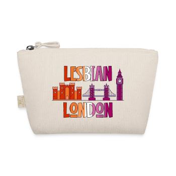 Lesbian London LGBTQI lesbian pride flag coloursUK - Organic Pouch - nature - Front