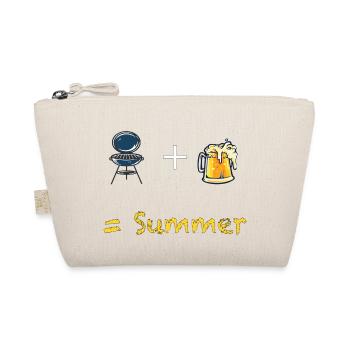 Grillen Bier Summer - Bio-Täschchen - Natur - Vorne