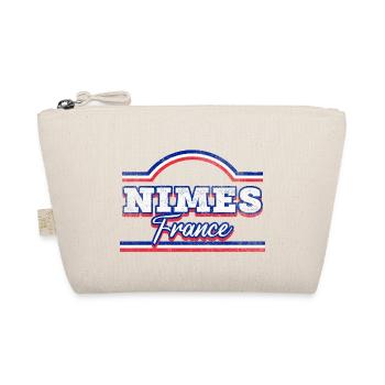 Nîmes France City Font Vintage Rétro - Trousse biologique - nature - Devant