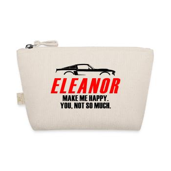 ELEANOR MACH DICH GLÜCKLICH, DU NICHT SO SEHR - Bio-Täschchen - Natur - Vorne