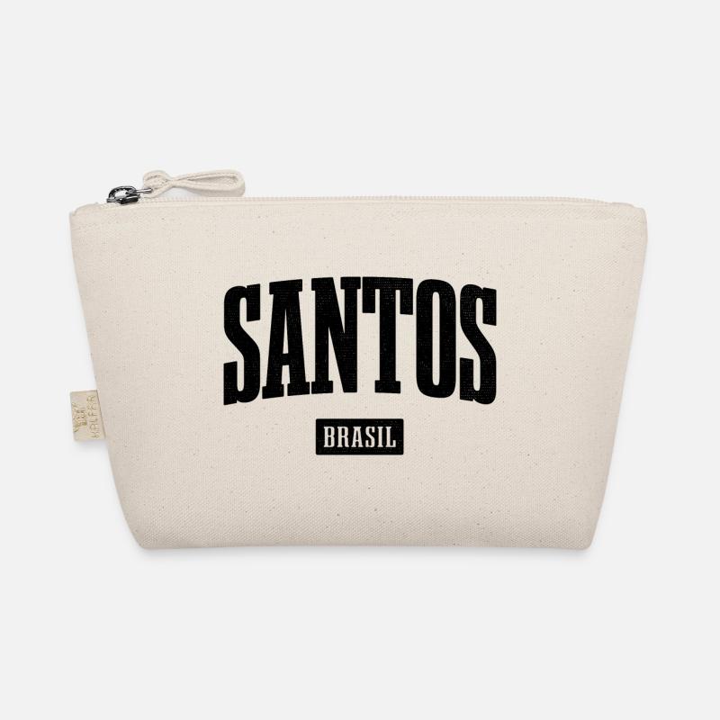 Santos Brasil Bold Schriftzug Bio-Täschchen