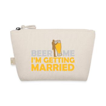 Beer Me Getting Married - Organic Pouch - nature - Front