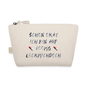 Büro lustiger Spruch Laune Geschenkidee Medikament - Bio-Täschchen - Natur - Vorne