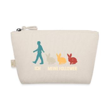 Ich Meine Follower Hase Kaninchen - Bio-Täschchen - Natur - Vorne