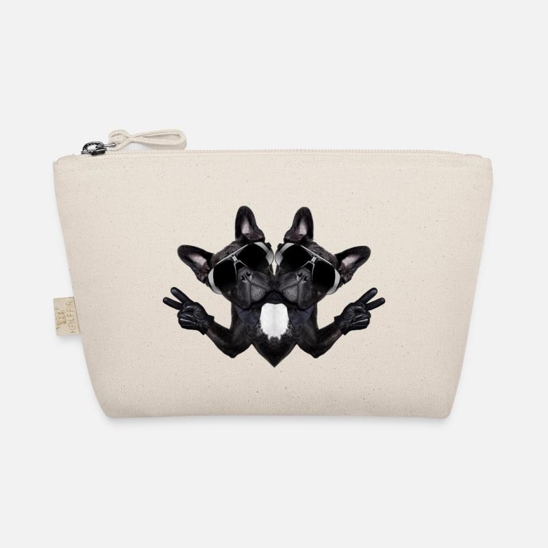 Abstract dog Organic Pouch