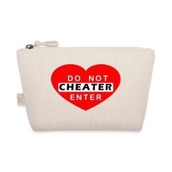 DO NOT ENTER CHEATER - Organic Pouch - nature - Front