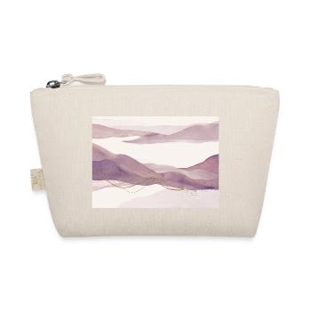 Couleur aubergine Paysage abstrait - Trousse biologique - nature - Devant