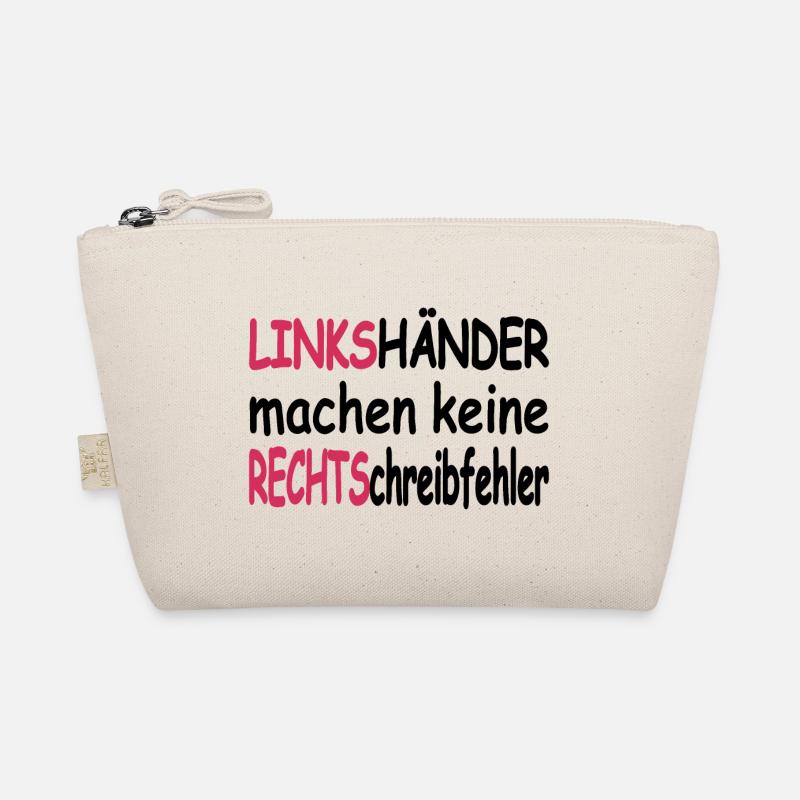 LINKShänder machen keine RECHTSchreibfehler Bio-Täschchen