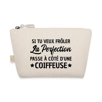 perfection coiffeuse / humour coiffeuse - Trousse biologique - nature - Devant