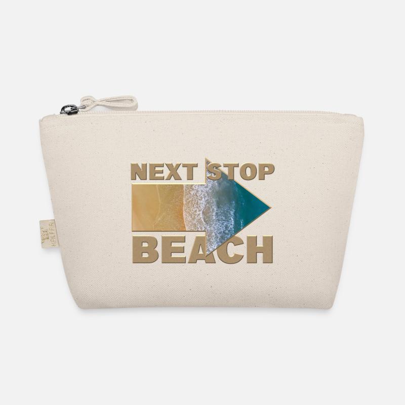 Next Stop: Beach - Nächster Halt: Strand Bio-Täschchen