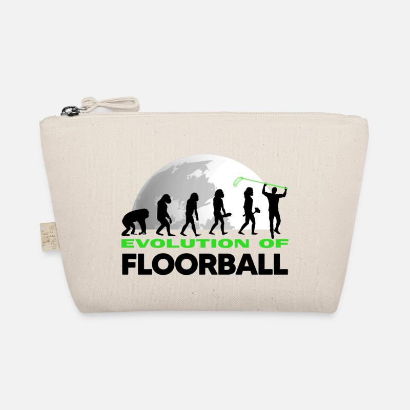 floorballspieler floorball-evolution unihockey - Bio-Täschchen - Natur