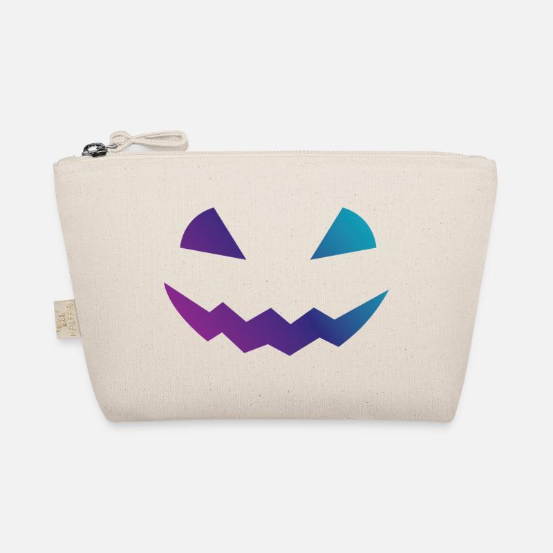 Déguisement de visage de conception de citrouille d’Halloween Trousse biologique