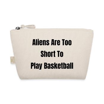 funny quote baskeltball ball aliens team - Bio-Täschchen - Natur - Vorne