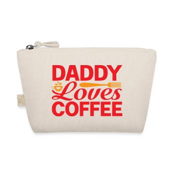 Daddy loves Coffee - Bio-Täschchen - Natur - Vorne