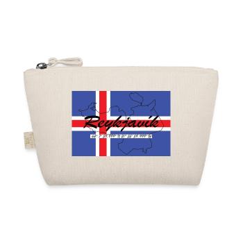 Reykjavik - Hauptstadt mit GPS & Flagge - Bio-Täschchen - Natur - Vorne