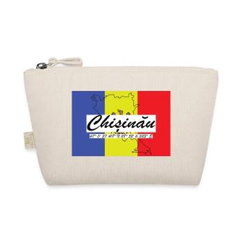 Chisinau - Hauptstadt mit GPS & Flagge - Bio-Täschchen - Natur - Vorne
