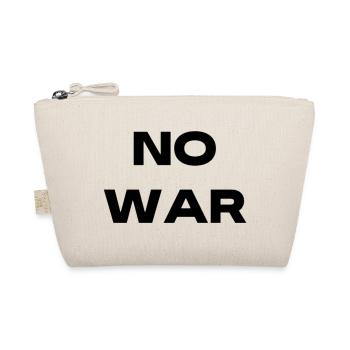 No WAR - kein Krieg - Bio-Täschchen - Natur - Vorne