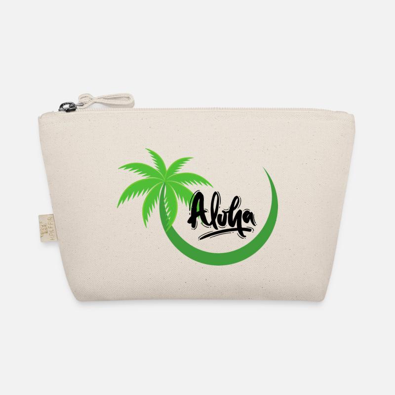 Aloha Palme - Bio-Täschchen - Natur