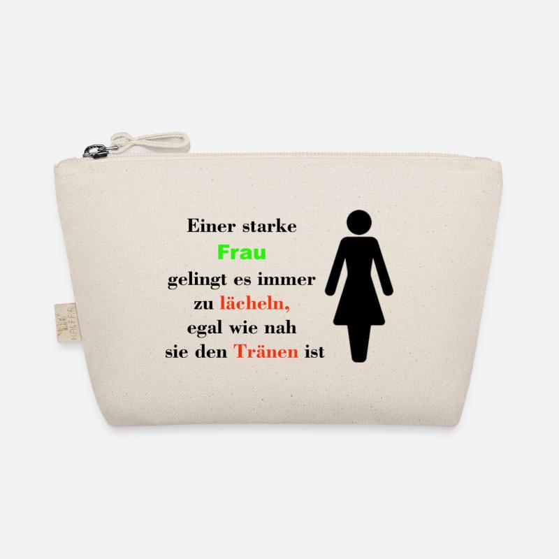 Frauen Spruch - Bio-Täschchen - Natur