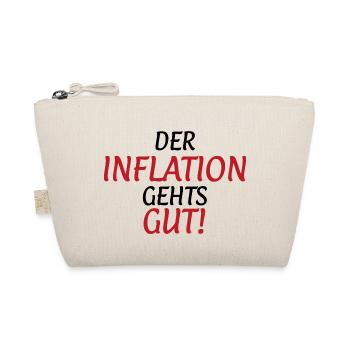 Der Inflation gehts gut! Inflation Humor - Bio-Täschchen - Natur - Vorne