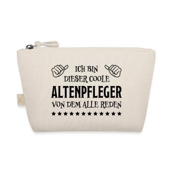 Altenpfleger Lustiger Spruch Altenpfleger Geschenk - Bio-Täschchen - Natur - Vorne