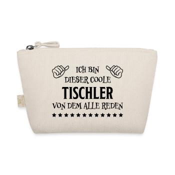 Tischler Lustiger Spruch Beruf Tischler Geschenk - Bio-Täschchen - Natur - Vorne