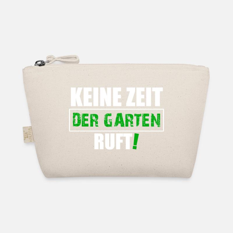 Keine Zeit der Garten ruft - Bio-Täschchen - Natur