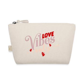 love vibes only - Bio-Täschchen - Natur - Vorne