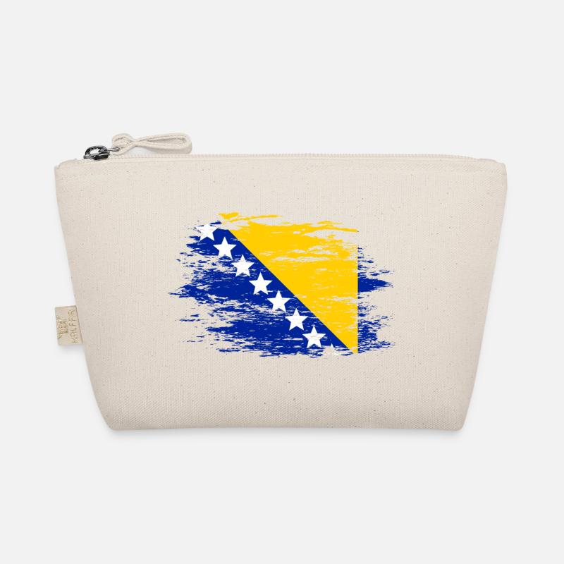 Bosnien Flagge used Bio-Täschchen
