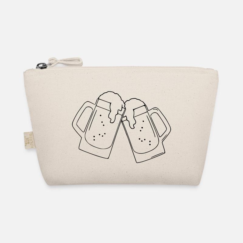 Fête de dessin de bière Célébrez le noir Trousse biologique