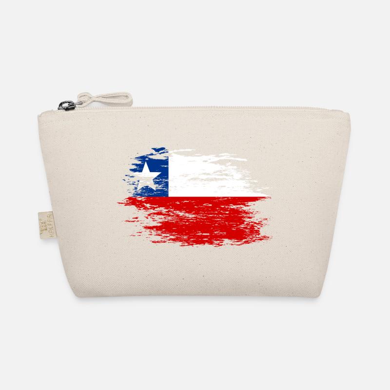 Chile flag used Organic Pouch
