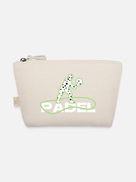 Padel Padeltennis Padeltennisspieler Padel-Star - Bio-Täschchen - Natur - Vorne