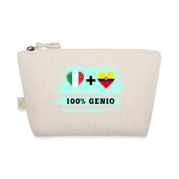 Drapeau de l’Italie et de l’Équateur 100 % Genius - Trousse biologique - nature - Devant