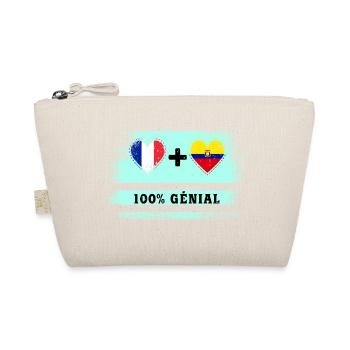 Drapeau France et Équateur 100% génial - Trousse biologique - nature - Devant