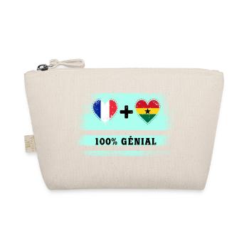 Drapeau France et Ghana 100% génial - Trousse biologique - nature - Devant