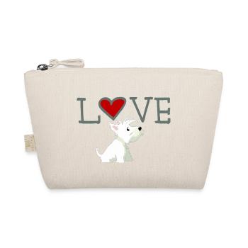 I love dogs, West Highland White Terrier - Organic Pouch - nature - Front