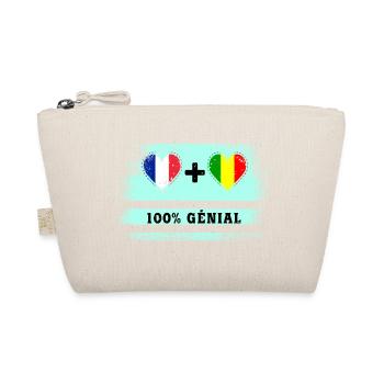 Flag France and Mali 100% awesome - Organic Pouch - nature - Front