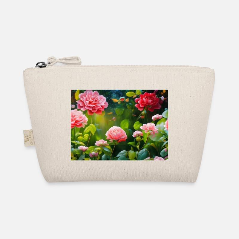 Blühende Rosen Blüten Bio-Täschchen