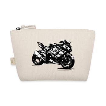 Zeigen Sie Ihren Stil mit unseren Motorradlogos - Bio-Täschchen - Natur - Vorne