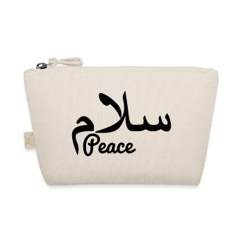Arab peace text peace - Organic Pouch - nature - Front
