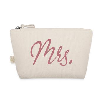 Mme Matching Couple Fiançailles Mariage Lune de miel - Trousse biologique - nature - Devant