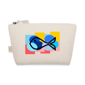 SARDINE. FISH. APRIL FOOL. EASTER. SEA - Organic Pouch - nature - Front