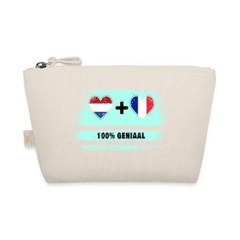 Drapeau 100% Genius de la France et des Pays-Bas - Trousse biologique - nature - Devant