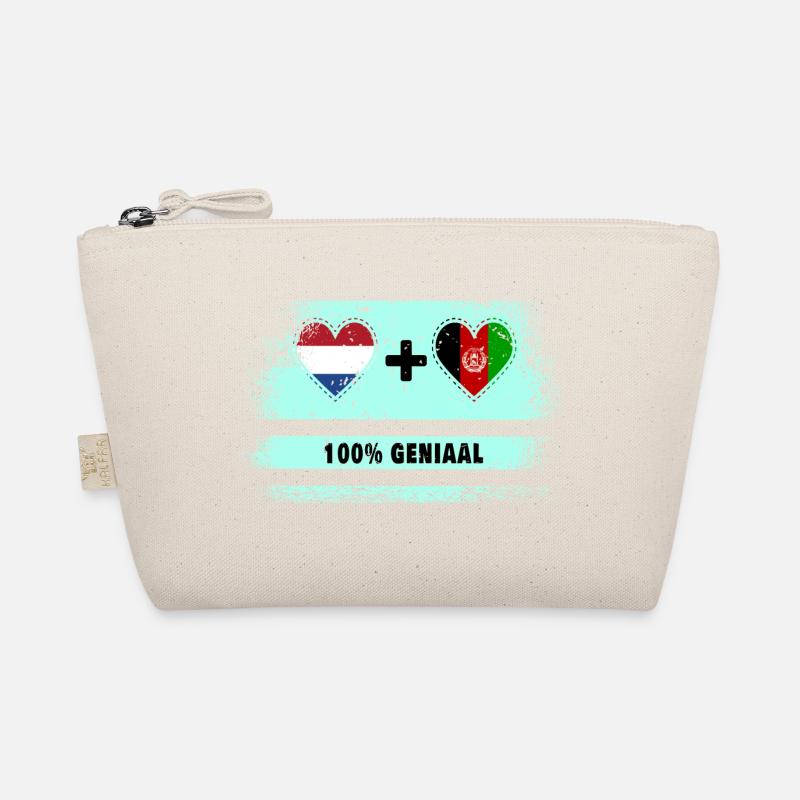 Afghanistan et Pays-Bas 100% Genius flag Trousse biologique
