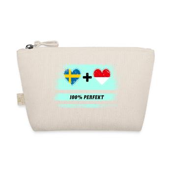 Indonesien und Schweden 100% perfekt / Geschenk - Bio-Täschchen - Natur - Vorne