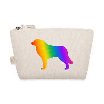 Pyrenäen-Sennenhund, vollständig anpassbar nach Wunsch - Bio-Täschchen - Natur - Vorne