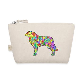 Pyrenean mountain dog, fully customizable as desired - Organic Pouch - nature - Front
