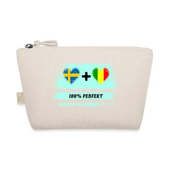 Mali and Sweden 100% Perfect / Gift - Organic Pouch - nature - Front