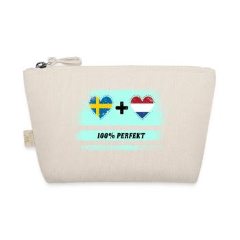 Niederlande und Schweden 100% perfekt / Geschenk - Bio-Täschchen - Natur - Vorne