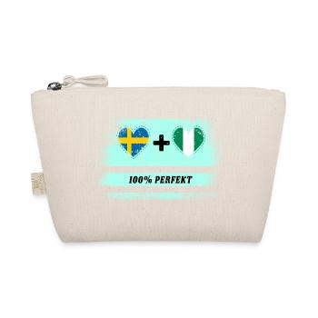 Nigeria and Sweden 100% Perfect / Gift - Organic Pouch - nature - Front